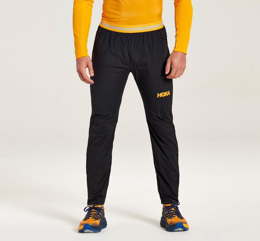 Hoka One One Pants Mens Black - Wind - 60134FLWQ